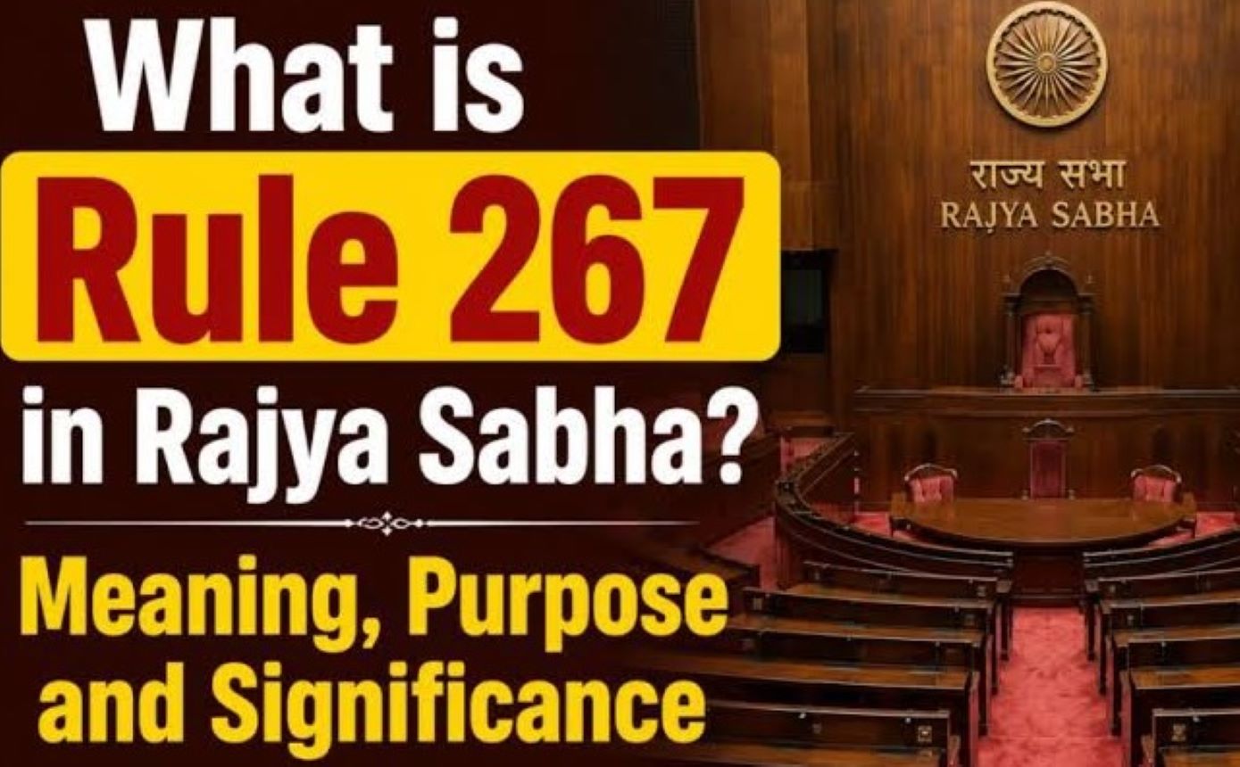 Rule 267: A Key Provision of the Rajya Sabha's Rules of Procedure and Conduct of Business